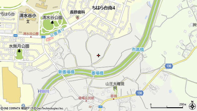 〒290-0155 千葉県市原市番場の地図