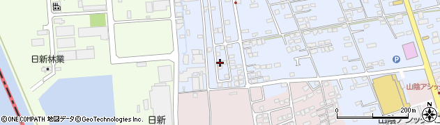 鳥取県境港市外江町3874周辺の地図