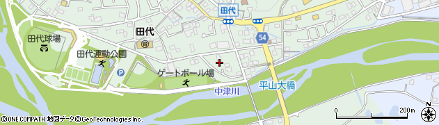 神奈川県愛甲郡愛川町田代209周辺の地図