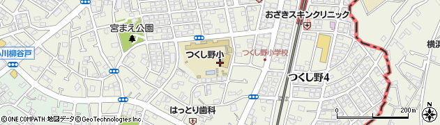 東京都町田市つくし野周辺の地図