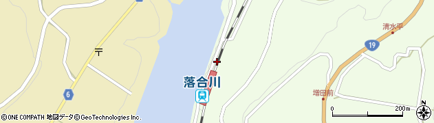 落合川駅周辺の地図