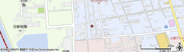 鳥取県境港市外江町3875周辺の地図