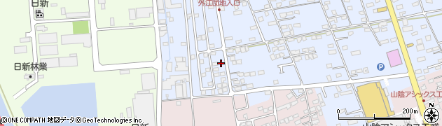 鳥取県境港市外江町3845周辺の地図