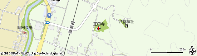 正印寺周辺の地図
