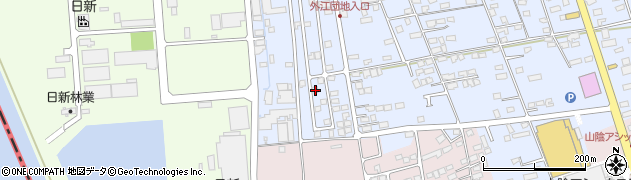 鳥取県境港市外江町3876周辺の地図