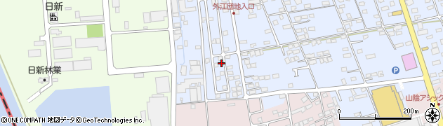 鳥取県境港市外江町3861周辺の地図