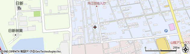 鳥取県境港市外江町3858周辺の地図