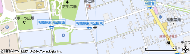 神奈川県相模原市南区麻溝台周辺の地図
