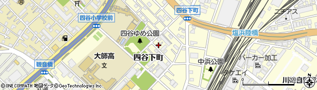 神奈川県川崎市川崎区四谷下町周辺の地図
