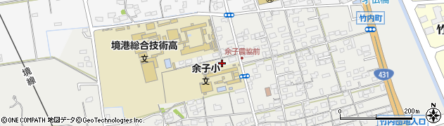 ＪＡ鳥取西部余子周辺の地図