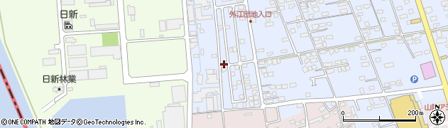 鳥取県境港市外江町3878周辺の地図