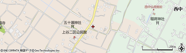 千葉県東金市上谷2572周辺の地図
