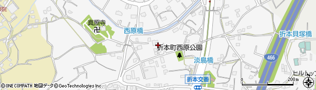 神奈川県横浜市都筑区折本町周辺の地図