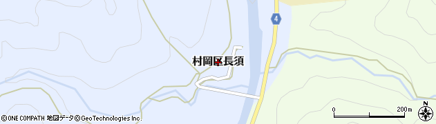 兵庫県香美町（美方郡）村岡区長須周辺の地図