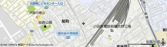 神奈川県相模原市南区旭町22-17周辺の地図