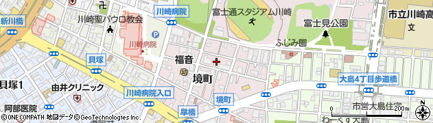 神奈川県川崎市川崎区境町7周辺の地図
