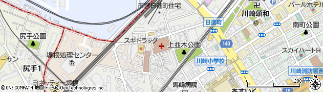 川崎南部就労援助センター周辺の地図