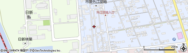 鳥取県境港市外江町3838周辺の地図