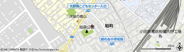 神奈川県相模原市南区旭町14-2周辺の地図