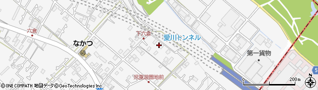 神奈川県愛甲郡愛川町中津2707周辺の地図