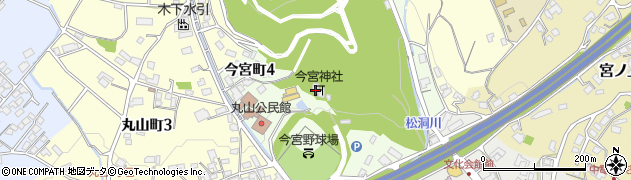郊戸八幡宮周辺の地図