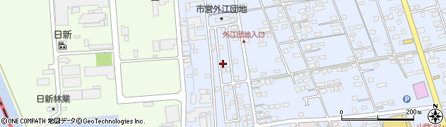 鳥取県境港市外江町3824周辺の地図