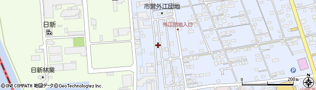 鳥取県境港市外江町3837周辺の地図