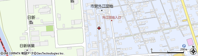 鳥取県境港市外江町3836周辺の地図