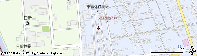 鳥取県境港市外江町3825周辺の地図