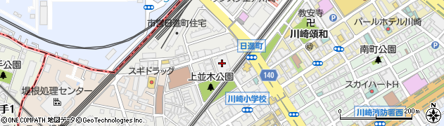 株式会社かんぽ生命保険川崎支店周辺の地図