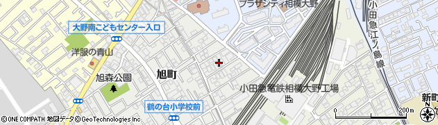 神奈川県相模原市南区旭町21周辺の地図
