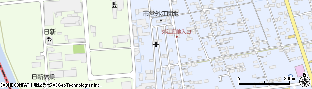 鳥取県境港市外江町3835周辺の地図