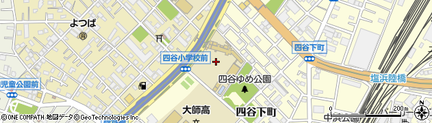 神奈川県川崎市川崎区四谷下町4周辺の地図