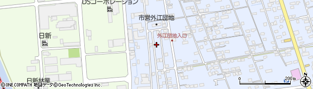 鳥取県境港市外江町3827周辺の地図