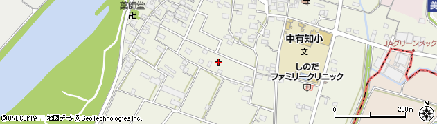 岐阜県美濃市生櫛1290周辺の地図