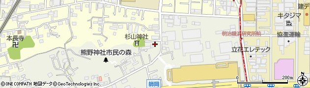 神奈川県横浜市港北区師岡町875周辺の地図