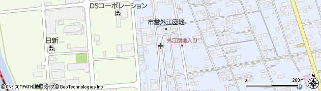 鳥取県境港市外江町3833周辺の地図