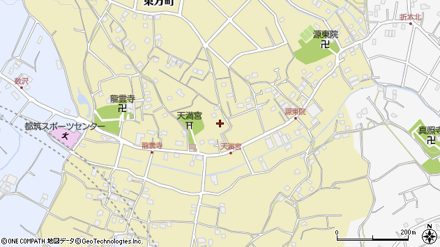 〒224-0045 神奈川県横浜市都筑区東方町の地図