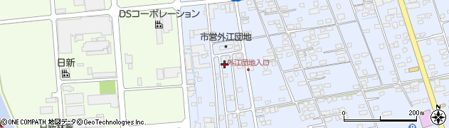 鳥取県境港市外江町3829周辺の地図