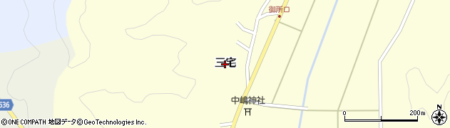 兵庫県豊岡市三宅周辺の地図