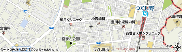 東京都町田市つくし野2丁目14周辺の地図