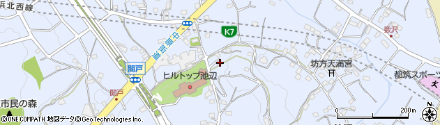 神奈川県横浜市都筑区池辺町2162周辺の地図