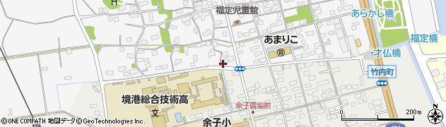 鳥取県境港市福定町238周辺の地図