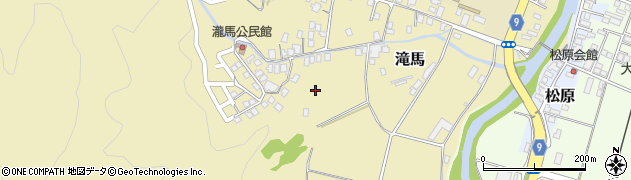 京都府宮津市滝馬周辺の地図