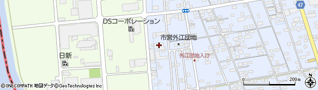 鳥取県境港市外江町3264周辺の地図