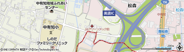 岐阜県美濃市生櫛1632周辺の地図