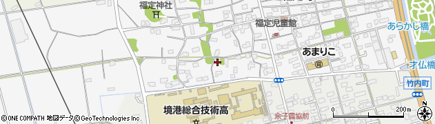 鳥取県境港市福定町259周辺の地図