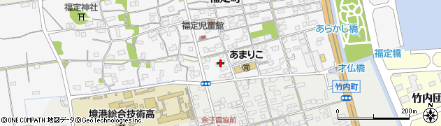 鳥取県境港市福定町242周辺の地図