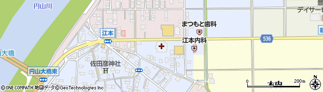日交タクシー　豊岡営業所周辺の地図