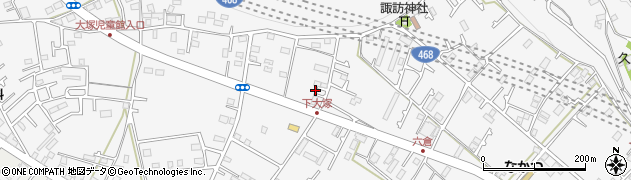 神奈川県愛甲郡愛川町中津1651-3周辺の地図